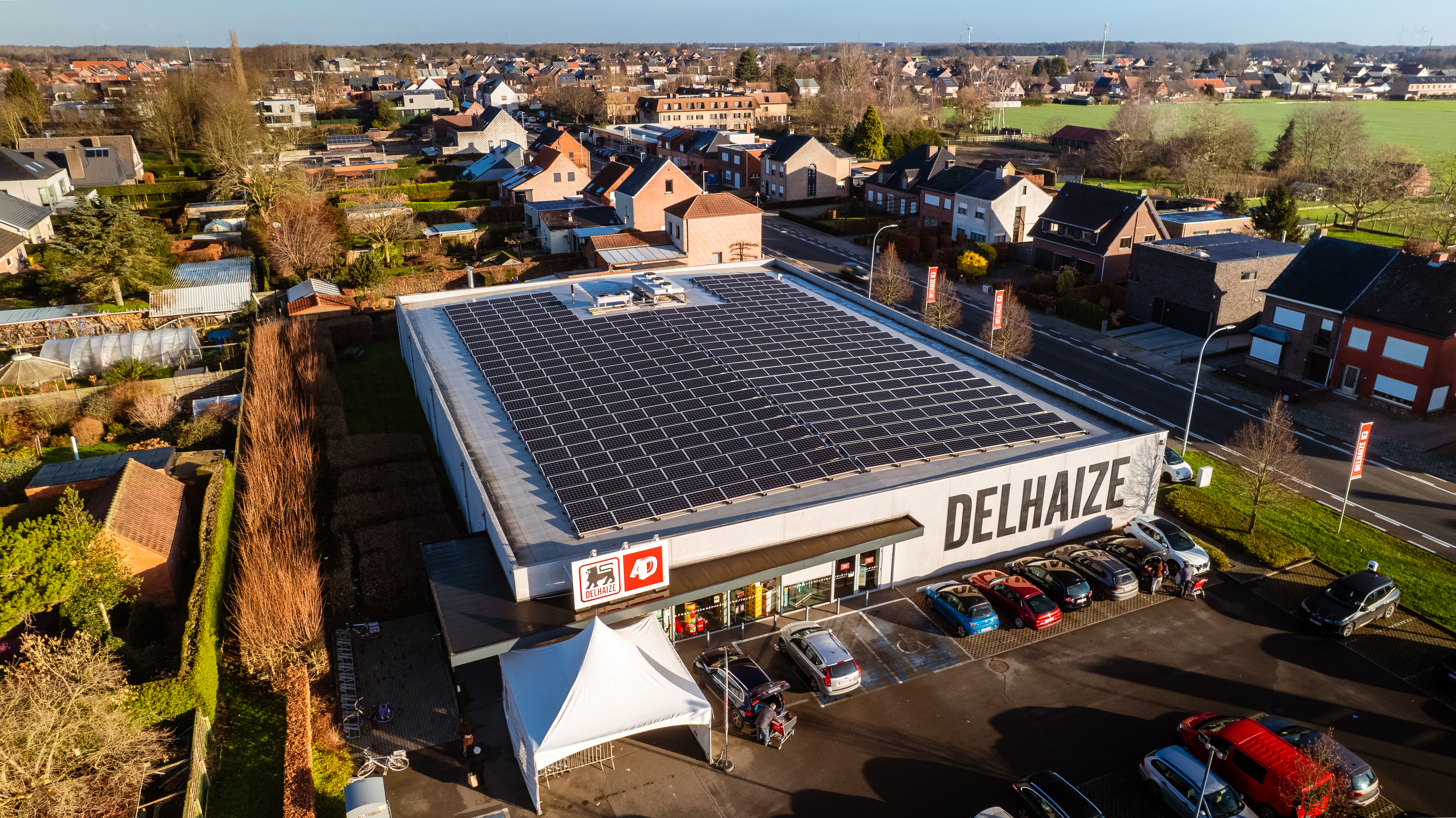 AD Delhaize Herenthout investit dans une vision durable avec le soutien de son partenaire &#233;nerg&#233;tique Scholt Energy